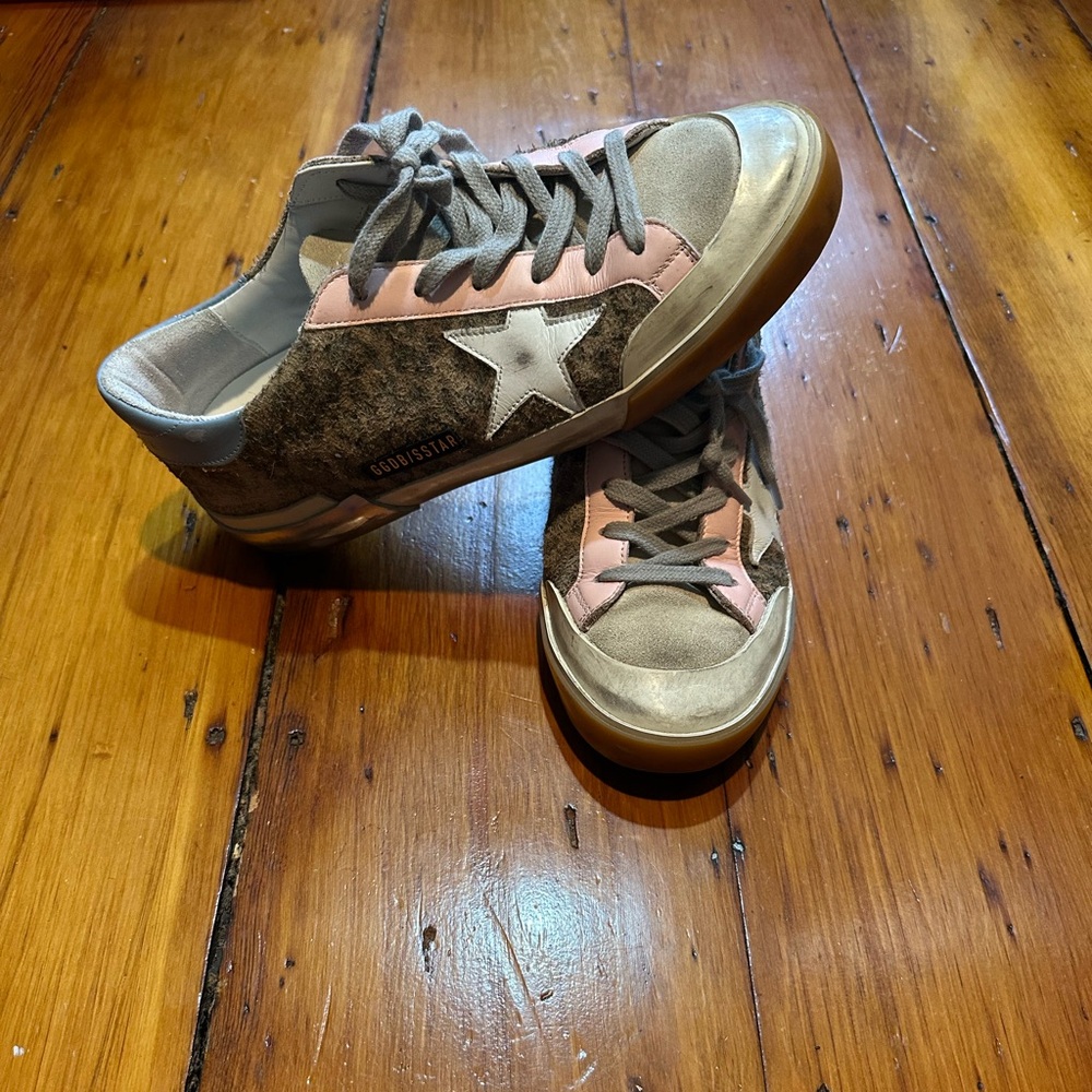 GOLDEN GOOSE Super-Star Leather Sneakers size 40